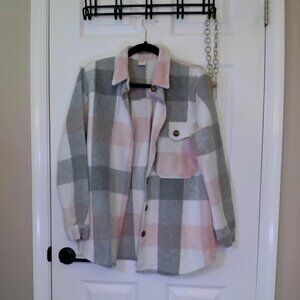 Women's Fashion Flannel Jacket